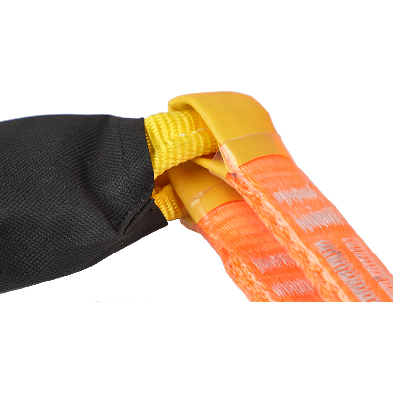 L19 Kalın dokumalı ve ANSI kancalı düşme önleyici ikiz güvenlik kordonu