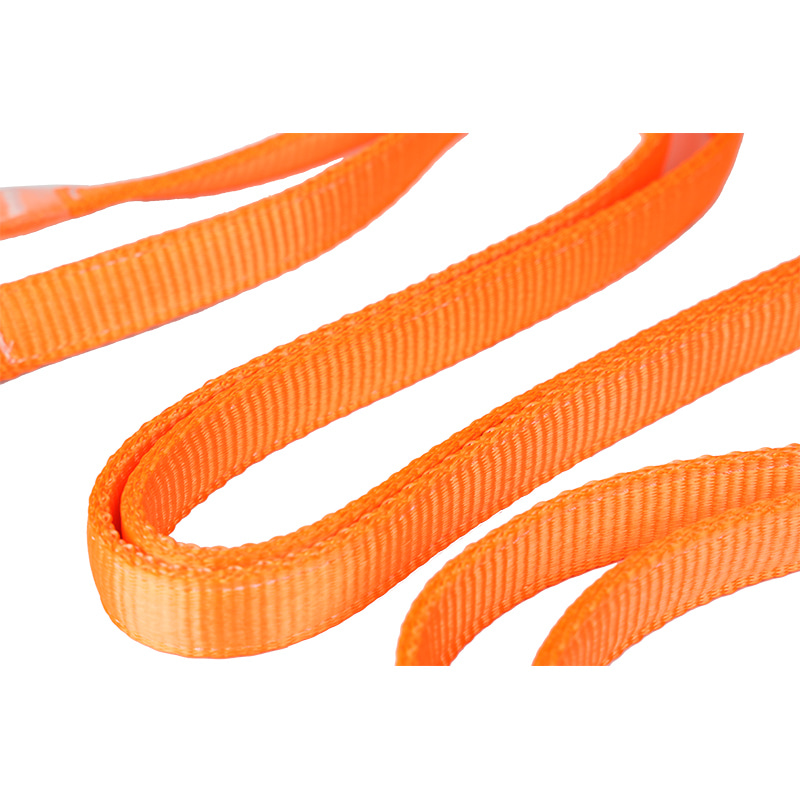 L19 Kalın dokumalı ve ANSI kancalı düşme önleyici ikiz güvenlik kordonu